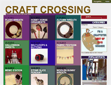 Tablet Screenshot of craftcrossing.com